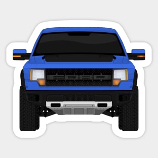 Raptor Fire Blue +hood decal Sticker